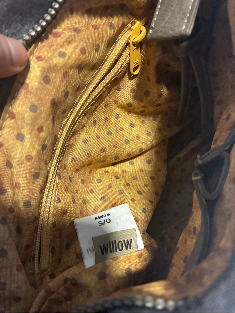 Sherpani Gray and Brown Messenger Crossbody Bag